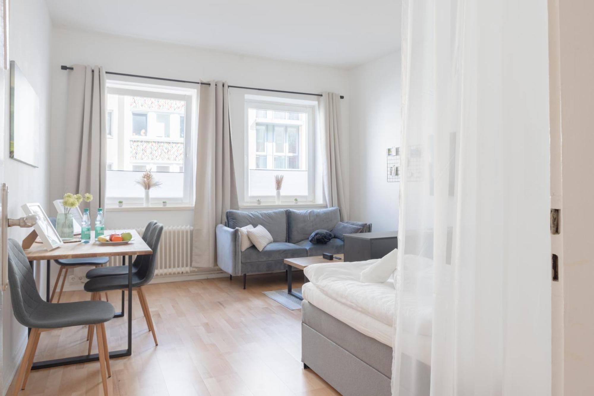 Apartment Modernes 4 Personen Zentral 56qm Wlan Gehobene Ausstattung